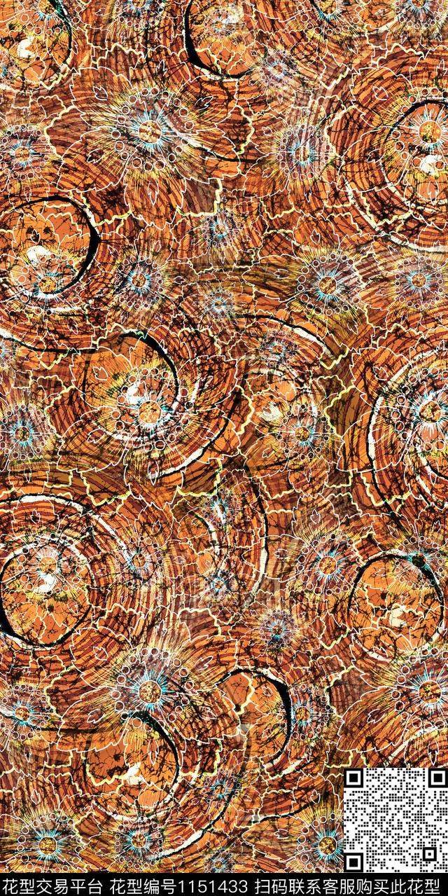 抽象大牌风数码华亿平台数码印花华亿平台下载（图片编号: 1151433） - 瓦栏（Walan）