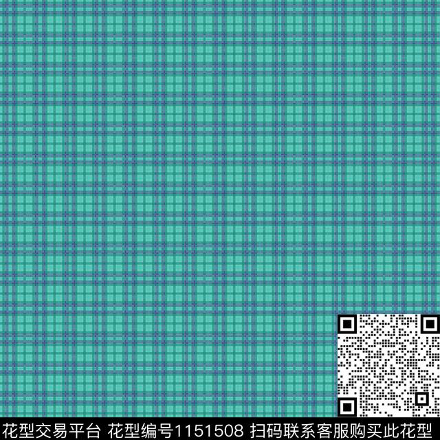 羊毛衫女装格子数码印花华亿平台下载（图片编号: 1151508） - 瓦栏（Walan）