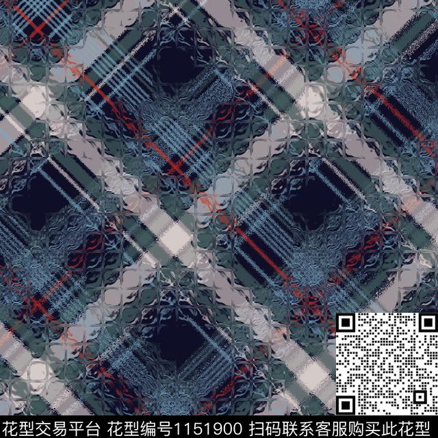 彩虹格子创意传统印花华亿平台下载（图片编号: 1151900） - 瓦栏（Walan）