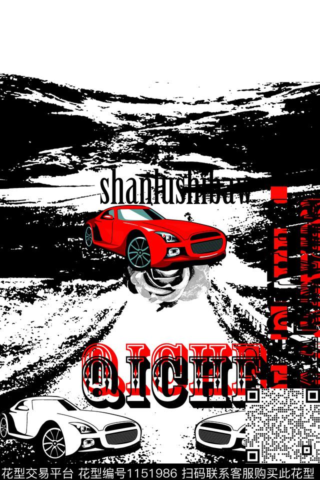 潮牌大牌风复古传统印花华亿平台下载（图片编号: 1151986） - 瓦栏（Walan）