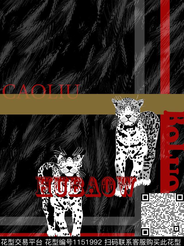 潮牌抽象男装几何传统印花华亿平台下载（图片编号: 1151992） - 瓦栏（Walan）