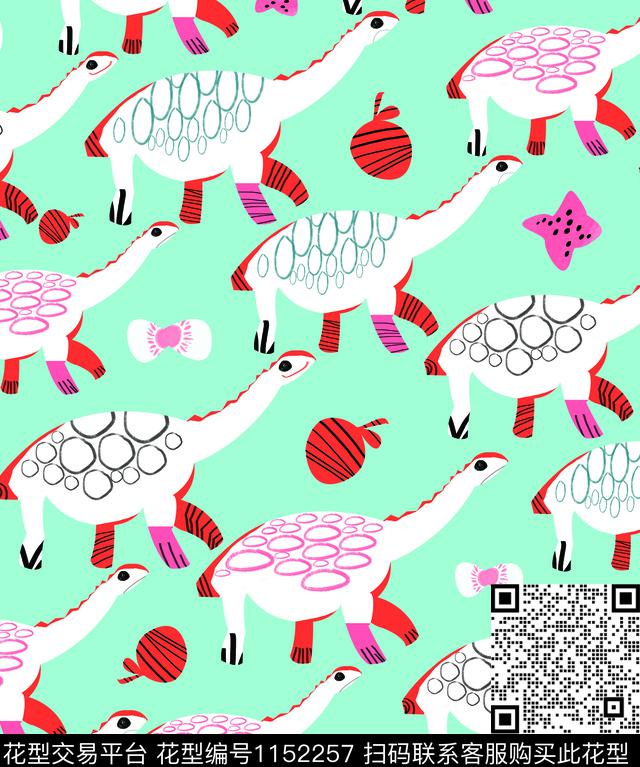 童装动物趣味数码印花华亿平台下载（图片编号: 1152257） - 瓦栏（Walan）