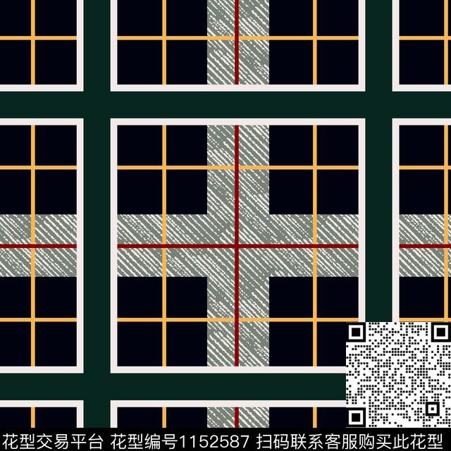 几何时尚格子华亿平台矢量图格子华亿平台传统印花华亿平台下载（图片编号: 1152587） - 瓦栏（Walan）