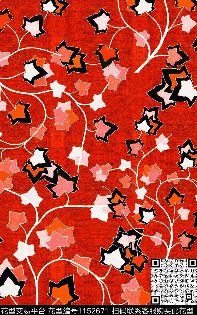 肌理几何中老年数码印花华亿平台下载（图片编号: 1152671） - 瓦栏（Walan）