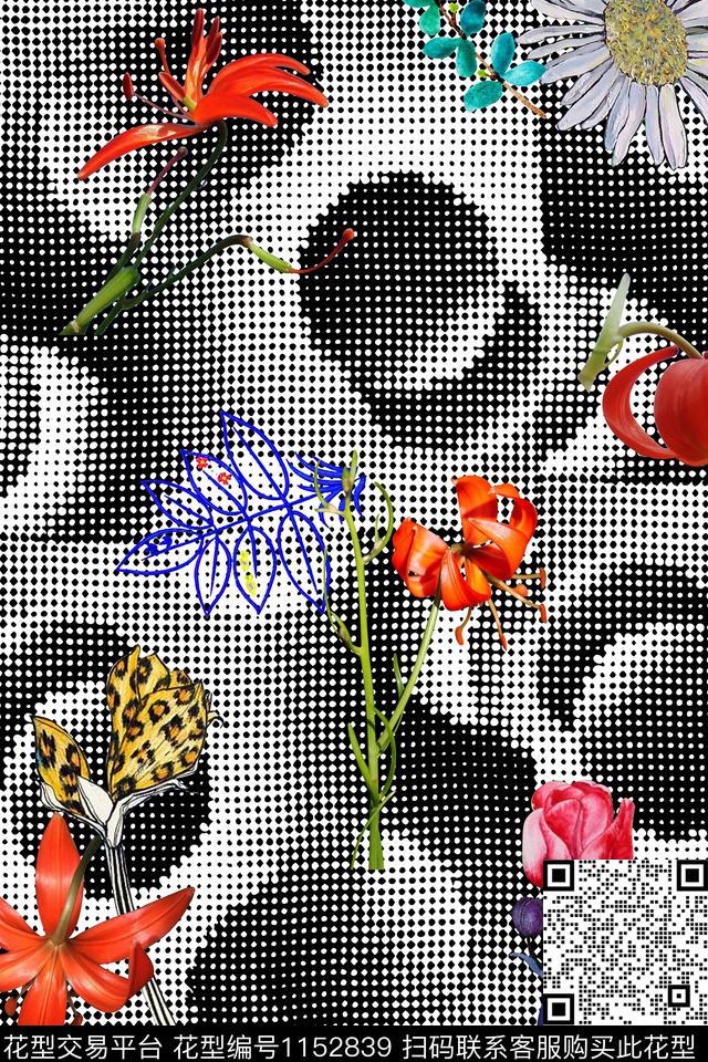 中国风几何花卉传统印花华亿平台下载（图片编号: 1152839） - 瓦栏（Walan）