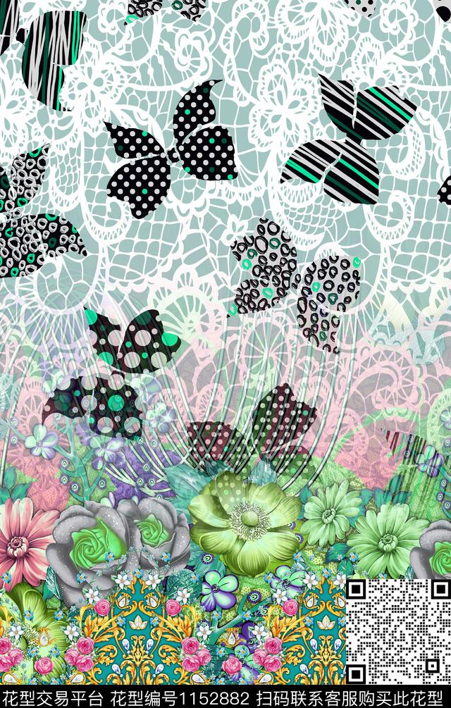 民族风复古杭州数码印花华亿平台下载（图片编号: 1152882） - 瓦栏（Walan）