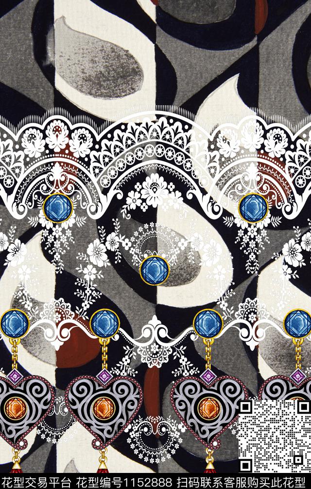 民族风复古杭州数码印花华亿平台下载（图片编号: 1152888） - 瓦栏（Walan）