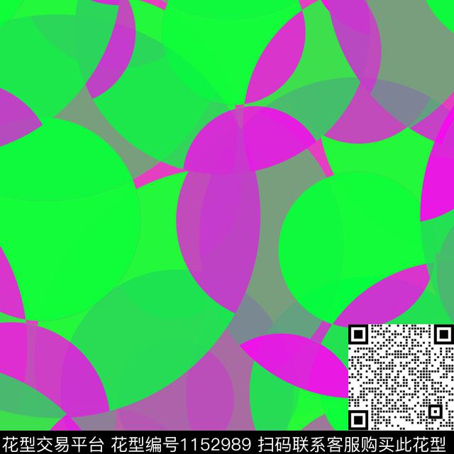 抽象几何创意数码印花华亿平台下载（图片编号: 1152989） - 瓦栏（Walan）