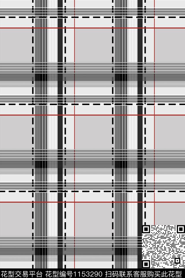 格子男装休闲风传统印花华亿平台下载（图片编号: 1153290） - 瓦栏（Walan）