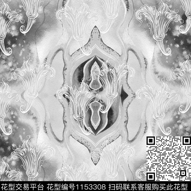 古典花纹肌理数码华亿平台数码印花华亿平台下载（图片编号: 1153308） - 瓦栏（Walan）