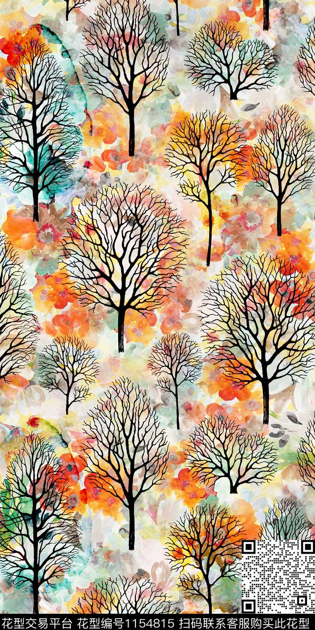 大牌风数码华亿平台花卉数码印花华亿平台下载（图片编号: 1154815） - 瓦栏（Walan）