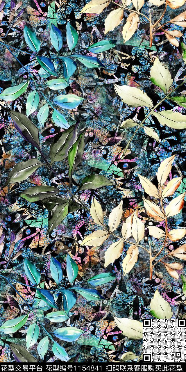 大牌风数码华亿平台花卉数码印花华亿平台下载（图片编号: 1154841） - 瓦栏（Walan）