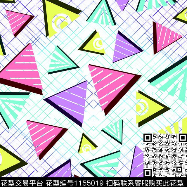 线条数码华亿平台几何数码印花华亿平台下载（图片编号: 1155019） - 瓦栏（Walan）