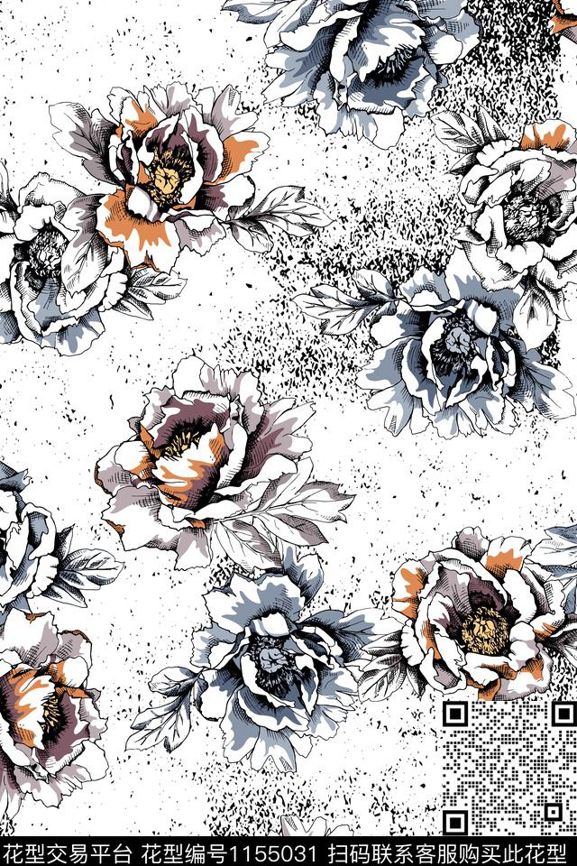 女装小碎花数码华亿平台数码印花华亿平台下载（图片编号: 1155031） - 瓦栏（Walan）