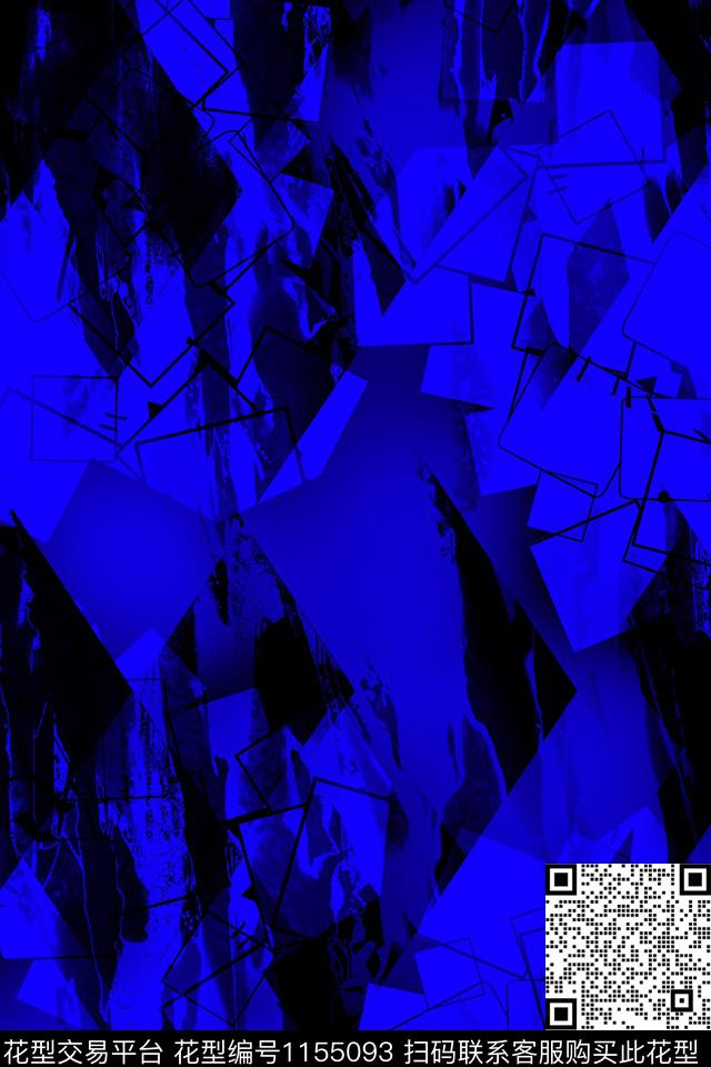 男装大牌风几何传统印花华亿平台下载（图片编号: 1155093） - 瓦栏（Walan）