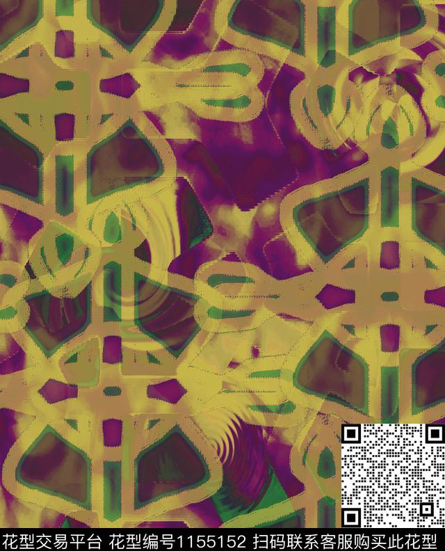迷彩抽象几何数码印花华亿平台下载（图片编号: 1155152） - 瓦栏（Walan）