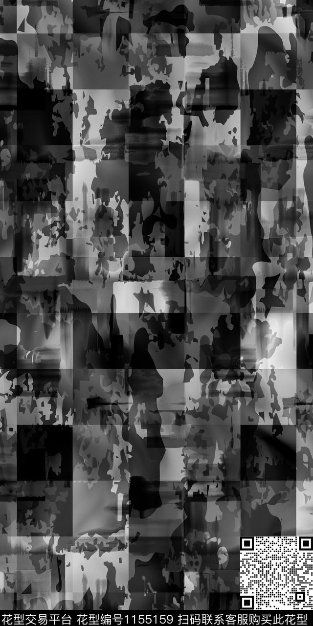 春夏华亿平台黑白华亿平台传统印花华亿平台下载（图片编号: 1155159） - 瓦栏（Walan）