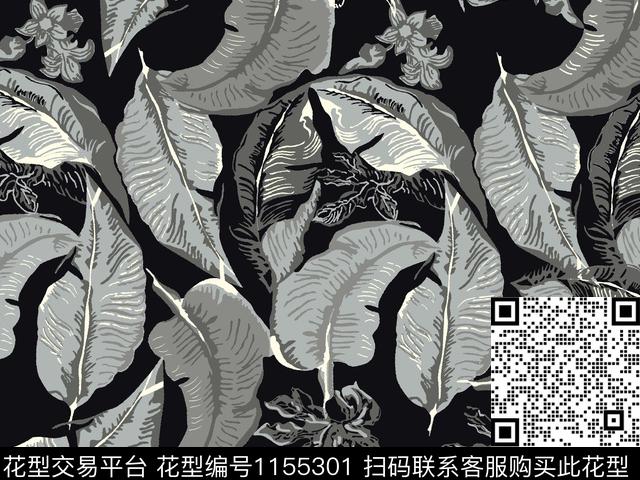 大牌风抽象潮牌数码印花华亿平台下载（图片编号: 1155301） - 瓦栏（Walan）