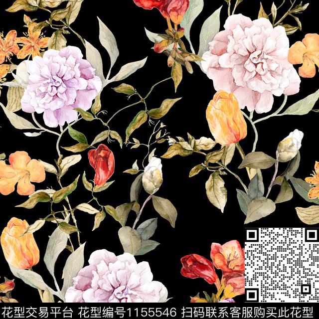 春夏华亿平台女装大牌风数码印花华亿平台下载（图片编号: 1155546） - 瓦栏（Walan）