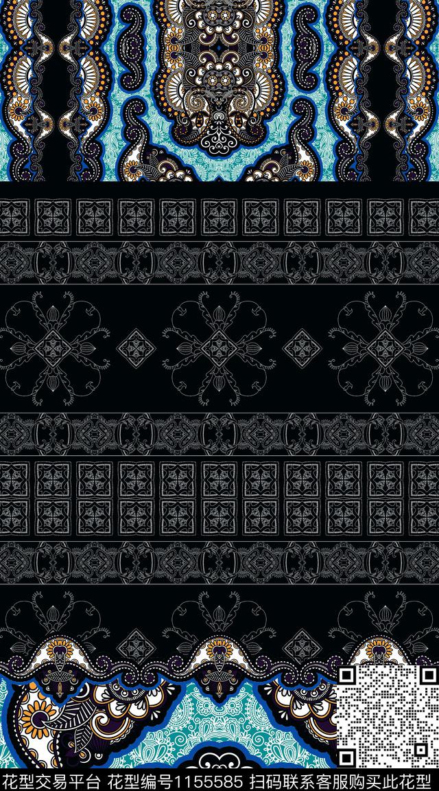 大牌风抽象数码华亿平台数码印花华亿平台下载（图片编号: 1155585） - 瓦栏（Walan）