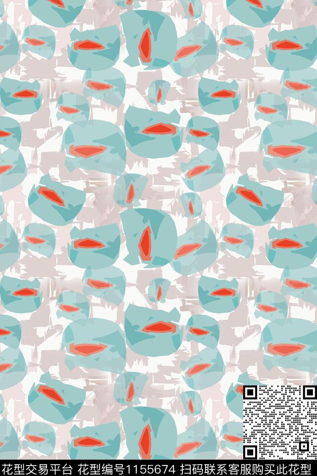 抽象迷彩图案艺术迷彩数码印花华亿平台下载（图片编号: 1155674） - 瓦栏（Walan）