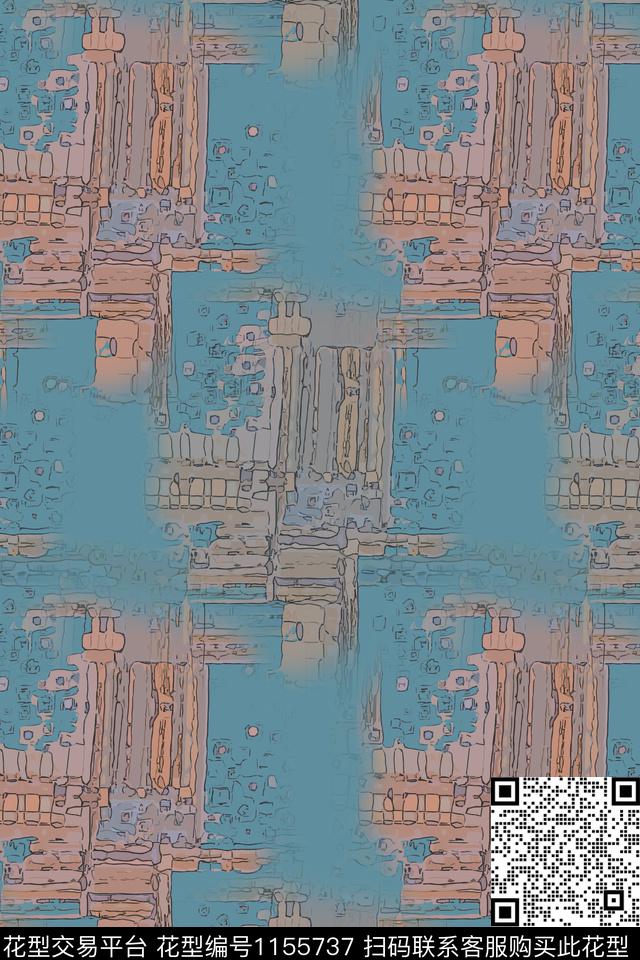抽象迷彩图案艺术迷彩数码印花华亿平台下载（图片编号: 1155737） - 瓦栏（Walan）