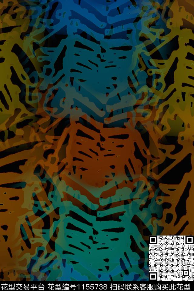 抽象迷彩图案艺术迷彩数码印花华亿平台下载（图片编号: 1155738） - 瓦栏（Walan）