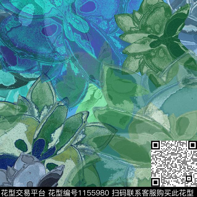 迷彩抽象几何数码印花华亿平台下载（图片编号: 1155980） - 瓦栏（Walan）