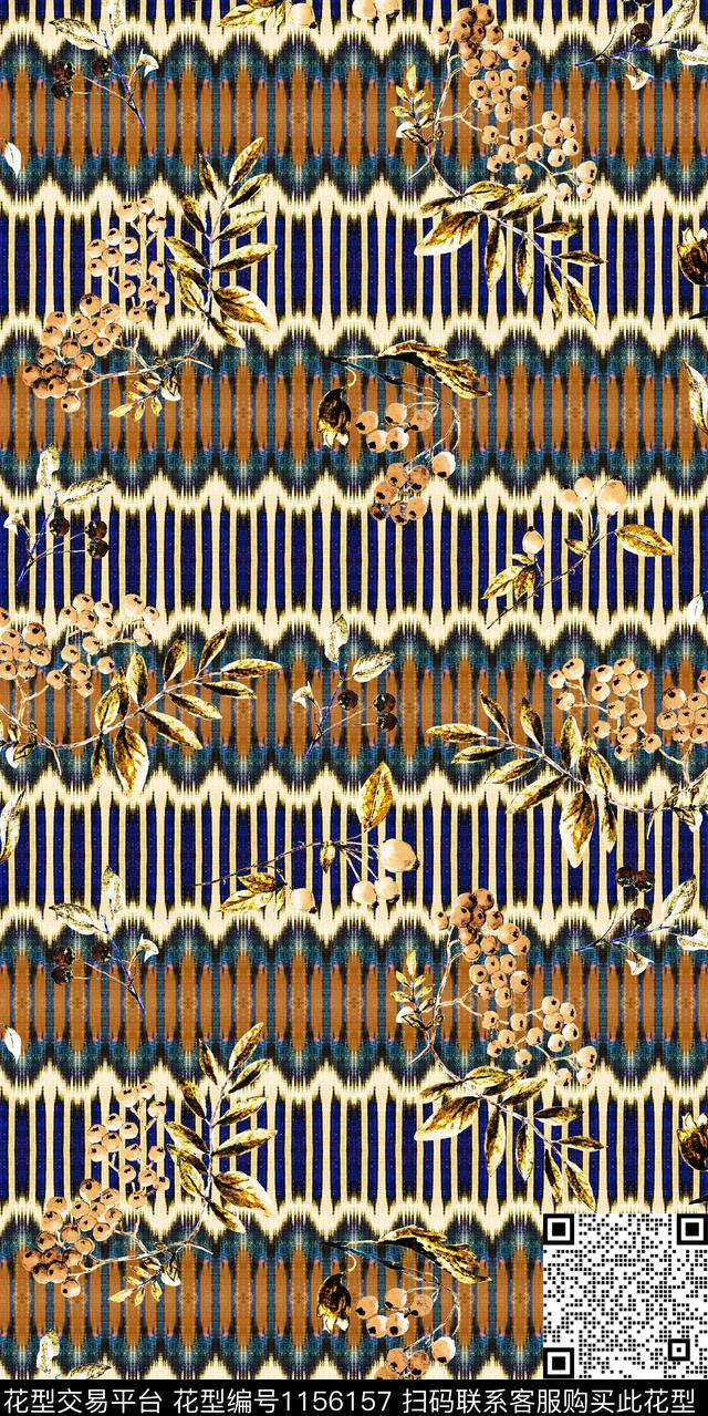 大牌风抽象数码华亿平台数码印花华亿平台下载（图片编号: 1156157） - 瓦栏（Walan）