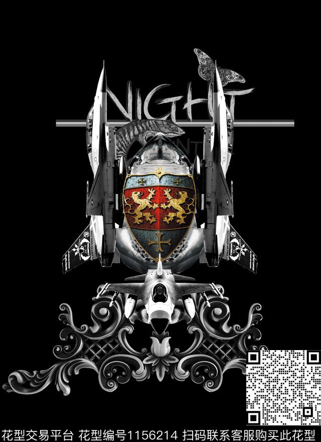 大牌风动物潮牌数码印花华亿平台下载（图片编号: 1156214） - 瓦栏（Walan）