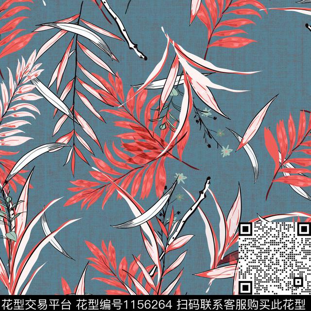 花卉肌理底数码印花华亿平台下载（图片编号: 1156264） - 瓦栏（Walan）