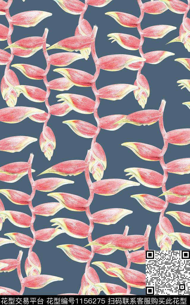 花卉肌理底数码印花华亿平台下载（图片编号: 1156275） - 瓦栏（Walan）