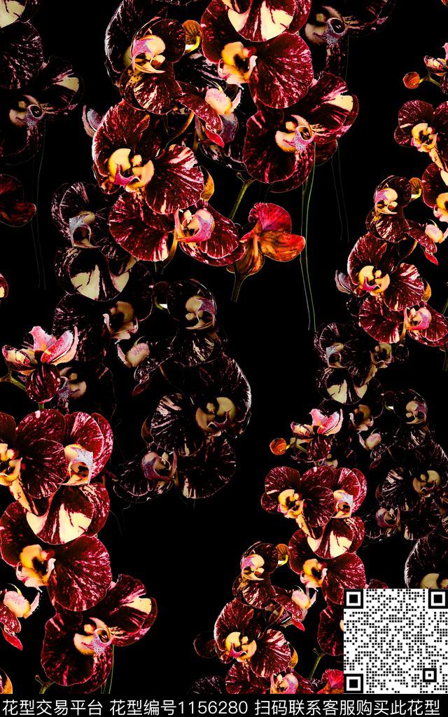 数码华亿平台花卉中老年数码印花华亿平台下载（图片编号: 1156280） - 瓦栏（Walan）