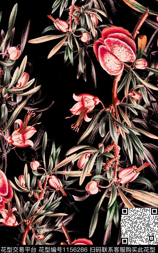 数码华亿平台花卉中老年数码印花华亿平台下载（图片编号: 1156286） - 瓦栏（Walan）