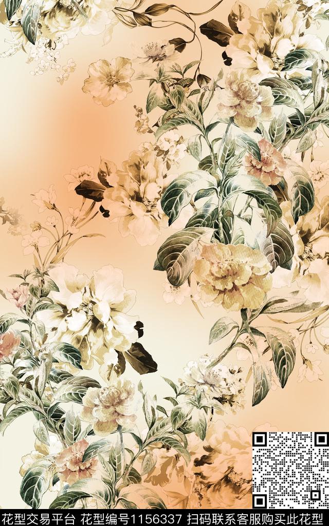 小碎花数码华亿平台花卉数码印花华亿平台下载（图片编号: 1156337） - 瓦栏（Walan）