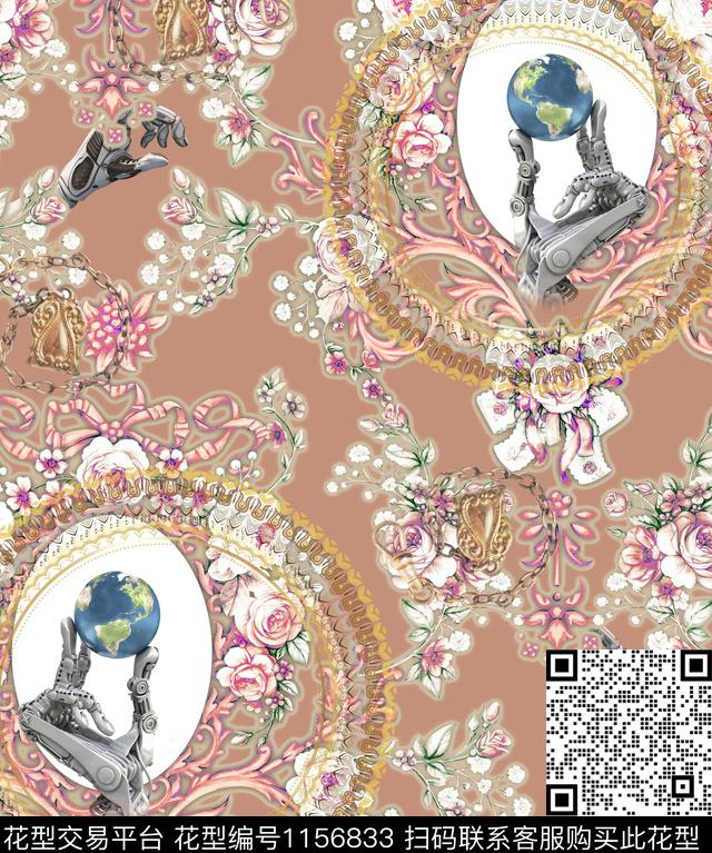 机器人科技曼陀罗数码印花华亿平台下载（图片编号: 1156833） - 瓦栏（Walan）