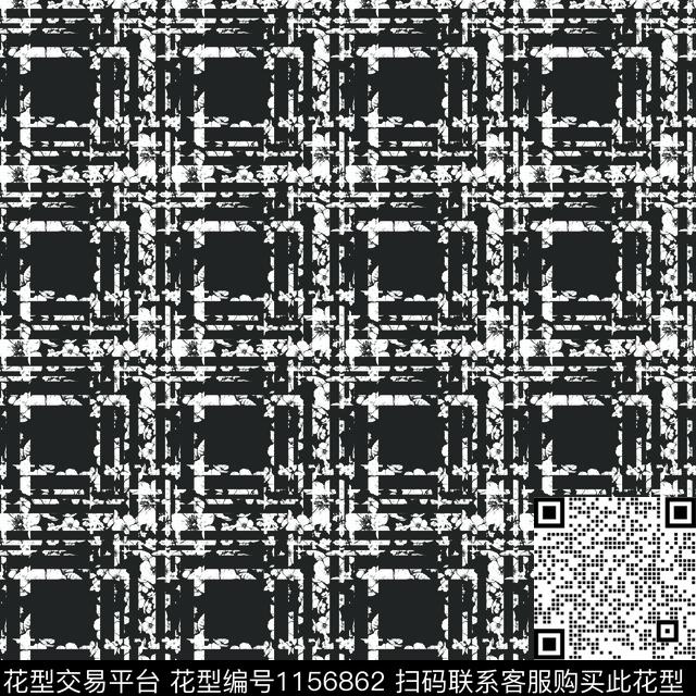 男装格子绅士风复杂格纹数码印花华亿平台下载（图片编号: 1156862） - 瓦栏（Walan）