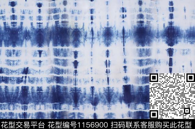 扎染华亿平台民族风仿印数码印花华亿平台下载（图片编号: 1156900） - 瓦栏（Walan）