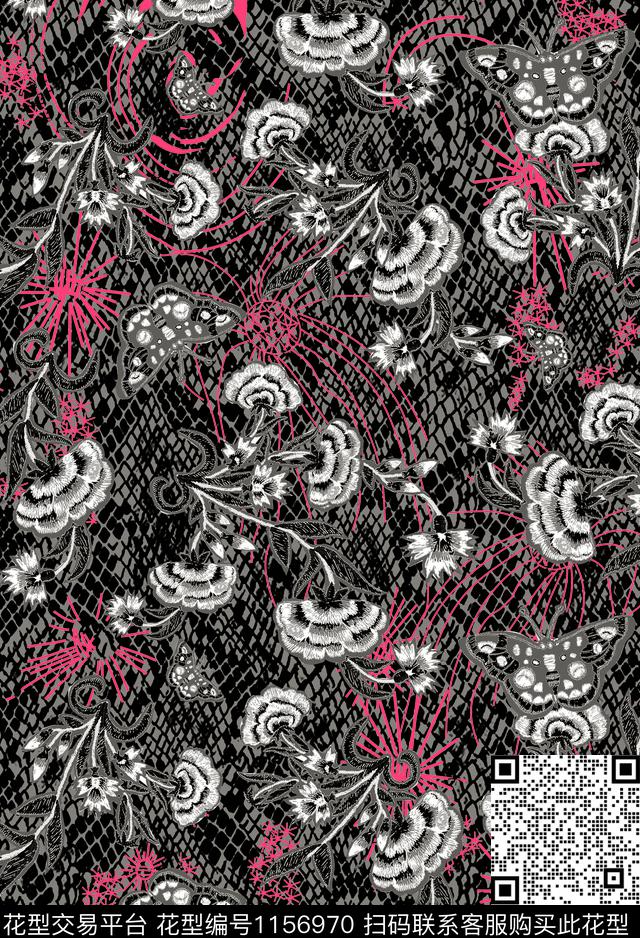 春夏华亿平台少女豹纹数码印花华亿平台下载（图片编号: 1156970） - 瓦栏（Walan）