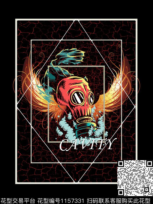 羊毛衫卫衣胸前独幅传统印花华亿平台下载（图片编号: 1157331） - 瓦栏（Walan）