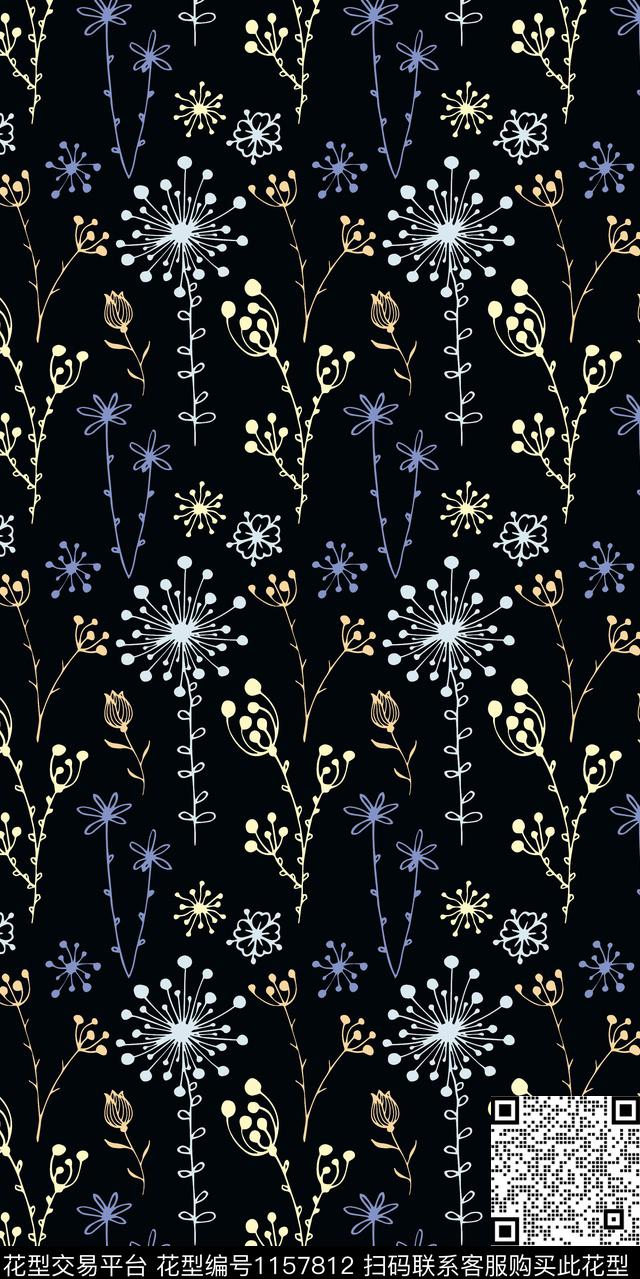 数码华亿平台大牌风花卉数码印花华亿平台下载（图片编号: 1157812） - 瓦栏（Walan）