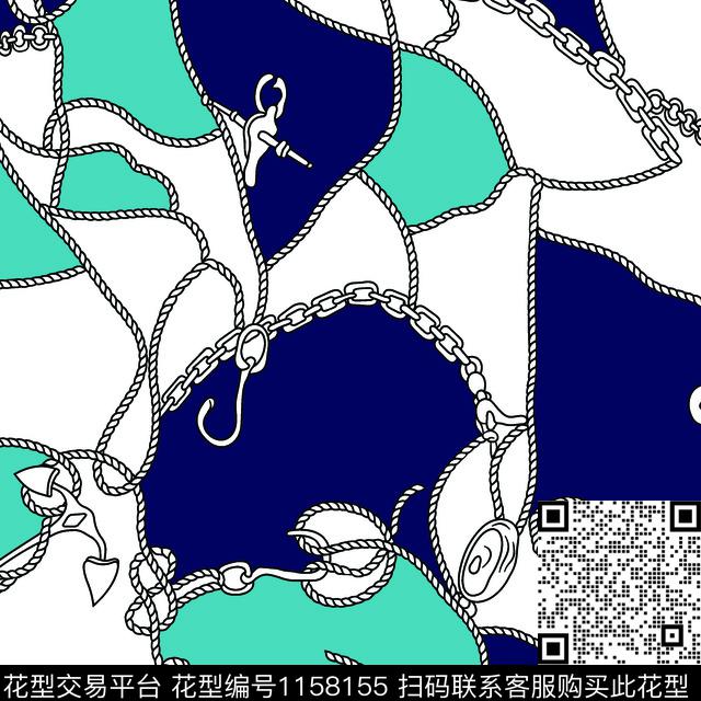 男装大牌风几何传统印花华亿平台下载（图片编号: 1158155） - 瓦栏（Walan）