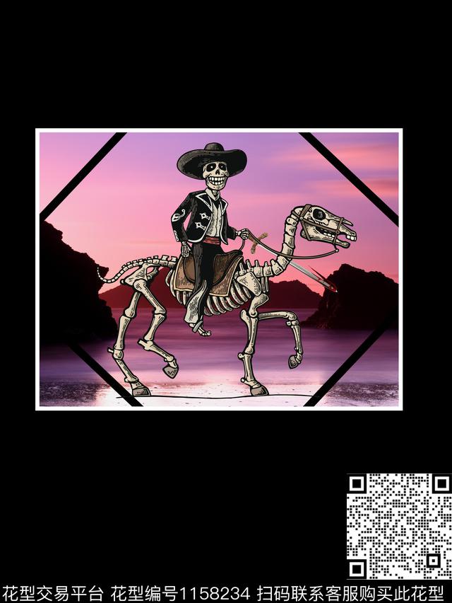 胸前独幅卫衣大衣传统印花华亿平台下载（图片编号: 1158234） - 瓦栏（Walan）