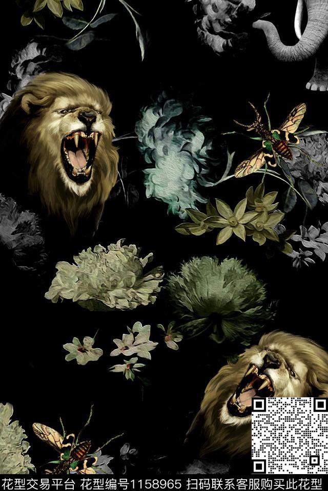 大牌风趣味潮牌数码印花华亿平台下载（图片编号: 1158965） - 瓦栏（Walan）