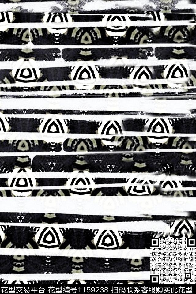 几何肌理纹理数码印花华亿平台下载（图片编号: 1159238） - 瓦栏（Walan）