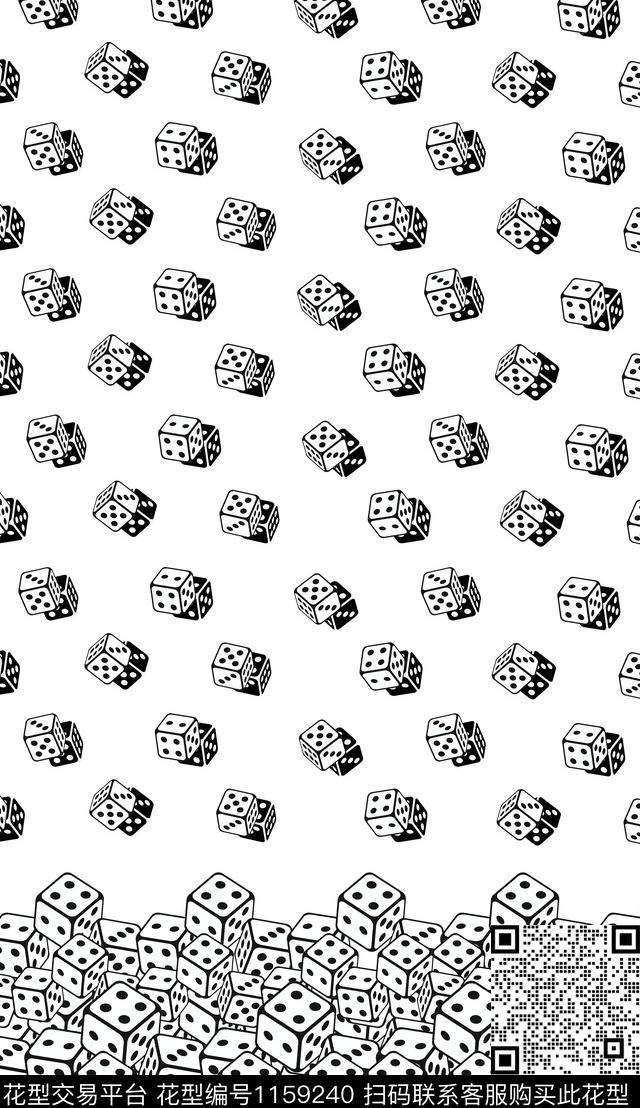 几何趣味抽象数码印花华亿平台下载（图片编号: 1159240） - 瓦栏（Walan）