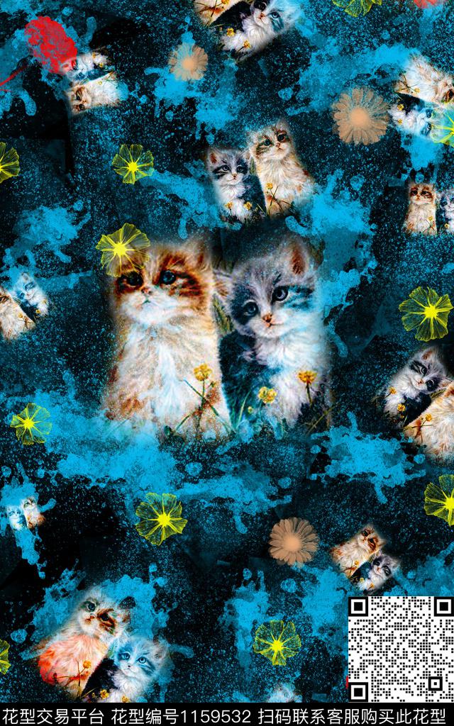 印花猫数码印花华亿平台下载（图片编号: 1159532） - 瓦栏（Walan）