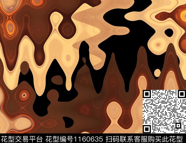 彩底花卉几何混合拼接数码印花华亿平台下载（图片编号: 1160635） - 瓦栏（Walan）