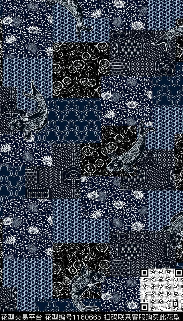 女装花卉中国风数码印花华亿平台下载（图片编号: 1160665） - 瓦栏（Walan）