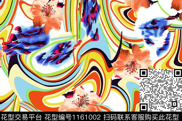 大牌风传统华亿平台花卉传统印花华亿平台下载（图片编号: 1161002） - 瓦栏（Walan）